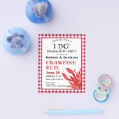 VERLOBUNG Foto Krakische Party Einladung Flyer (Einzeln)