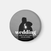 Verlobung Foto Magnet