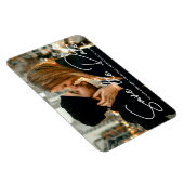 Verlobung Foto Modernes Save the Date Magnet (Rechte Seite)