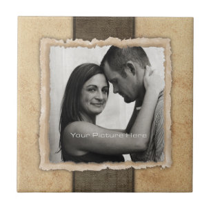 Verlobung Foto Rustikale Vintage Hochzeit Fliese