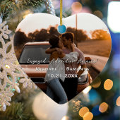 Verlobung Foto Sie sagte ja! & Flugsicherung Keramik Ornament