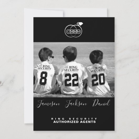 Verlobung-Fotokarten Save The Date (Rückseite)