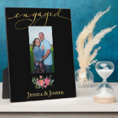 Verlobung Fotoplatte (Seite)