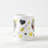 Verlobung Fotos Collage Kaffee Tasse (Mittel)