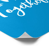 Verlobung für den motivierend Teamwork-Erfolg von  Poster (Ecke)