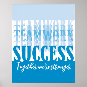 Verlobung für den motivierend Teamwork-Erfolg von Poster