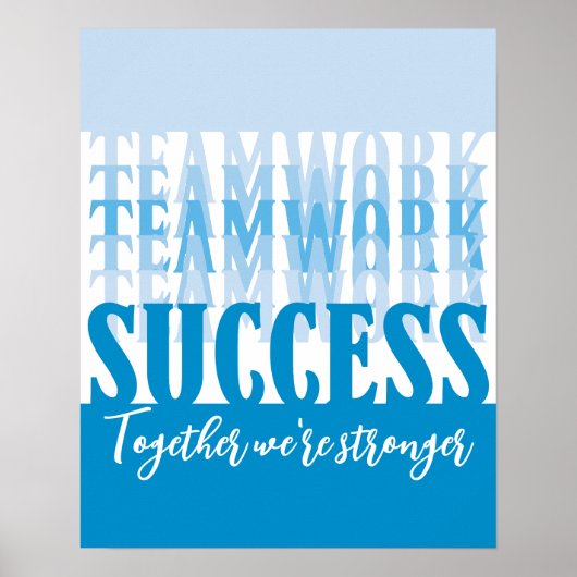 Verlobung für den motivierend Teamwork-Erfolg von  Poster (Vorne)