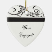 Verlobung für Schwarz-Weiß-Wirbel Keramikornament (Rechts)