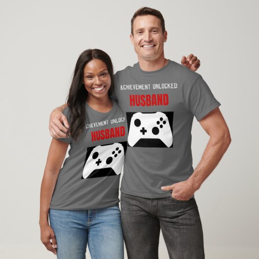 Verlobung Gamer Groom Fiancer Player 2 Bachelor T-Shirt (Unisex)