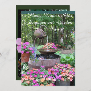 VERLOBUNG GARDEN PARTY CELEBRATION EINLADUNG