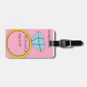 Verlobung Gepäckanhänger (Vorderseite horizontal)