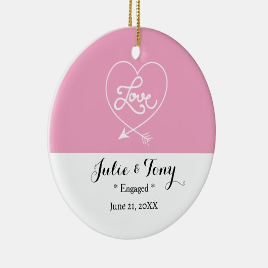 Verlobung Geschenk Verlobung Ornament - (Rechts)