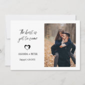 Verlobung Geschenke für vereinzelte Verlobte Gesch Einladung (Vorderseite)