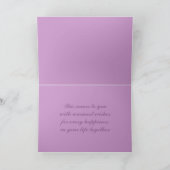 Verlobung-Geschenkkarte Karte (Innenseite)