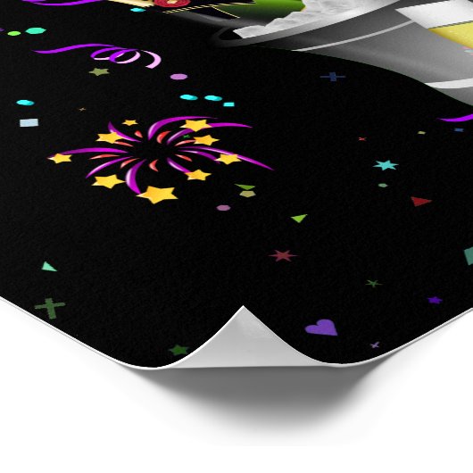 Verlobung Glückwunsch Feier Poster (Ecke)