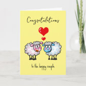 Verlobung Glückwunsch Karte (Vorderseite)