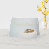 Verlobung Glückwunsch Karte (Gelbe Blume)