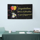 Verlobung Glückwunsch Party Banner (Messeveranstaltung)