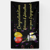 Verlobung Glückwunsch Party Banner (Vertikal)