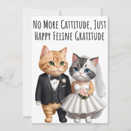 Verlobung Glückwünsche Cat Lovers Card Einladung