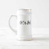 Verlobung got bierglas (Links)