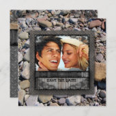 Verlobung Grad Einladung (Vorne/Hinten)