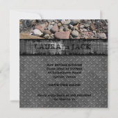 Verlobung Grad Einladung (Rückseite)