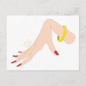 Verlobung Handring Postkarte (Vorderseite)