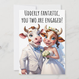 Verlobung Herzlichen Glückwunsch Cards Funny Cow C Einladung