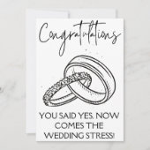 Verlobung Herzlichen Glückwunsch Einladung (Vorderseite)