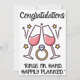 Verlobung Herzlichen Glückwunsch Einladung