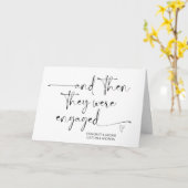 Verlobung Herzlichen Glückwunsch für Braut und Brä Karte (Gelbe Blume)