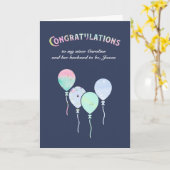 Verlobung Herzlichen Glückwunsch zu einem Nichte Karte (Gelbe Blume)