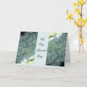 Verlobung/Hochzeit/Jahrestag Karte (Gelbe Blume)