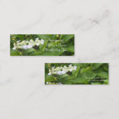 Verlobung/Hochzeit Mini Visitenkarte (Vorne/Hinten)