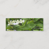 Verlobung/Hochzeit Mini Visitenkarte (Rückseite)