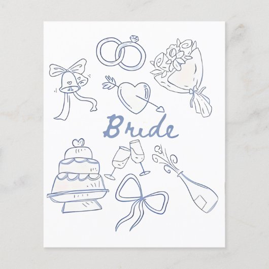 Verlobung Hochzeit Paare Ehefrau Flyer (Vorne)