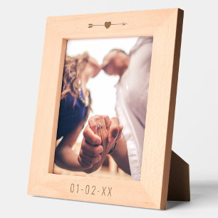 Verlobung-/Hochzeitdatenträger Geätzte Rahmen