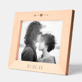 Verlobung/Hochzeitdatenträger, horizontal Geätzte Rahmen