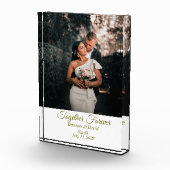 Verlobung Hochzeiten Foto und Name Block (Rechts)