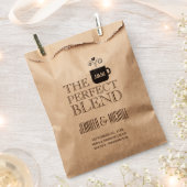 Verlobung Hochzeitskaffee oder Teebüffet Geschenktütchen (Ausgeschnitten)