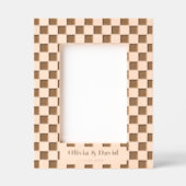 Verlobung Hochzeitssake Geätzte Rahmen (Vorderseite)