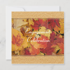 Verlobung im Herbst - Einladung