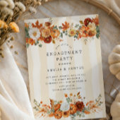 Verlobung im Herbst Einladung