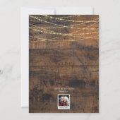 Verlobung im Neujahr Save the Date (Rückseite)