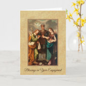 Verlobung JUNGFRAU MARY ST. JOSEPH Karte (Gelbe Blume)