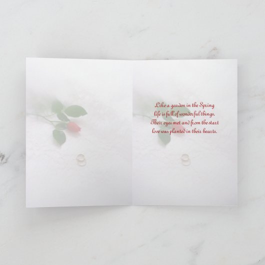 Verlobung Karte (Innenseite)