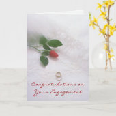 Verlobung Karte (Gelbe Blume)