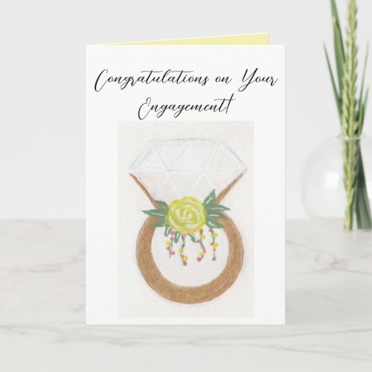 Verlobung Karte (Vorderseite)