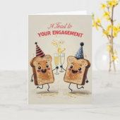 Verlobung Karte (Gelbe Blume)